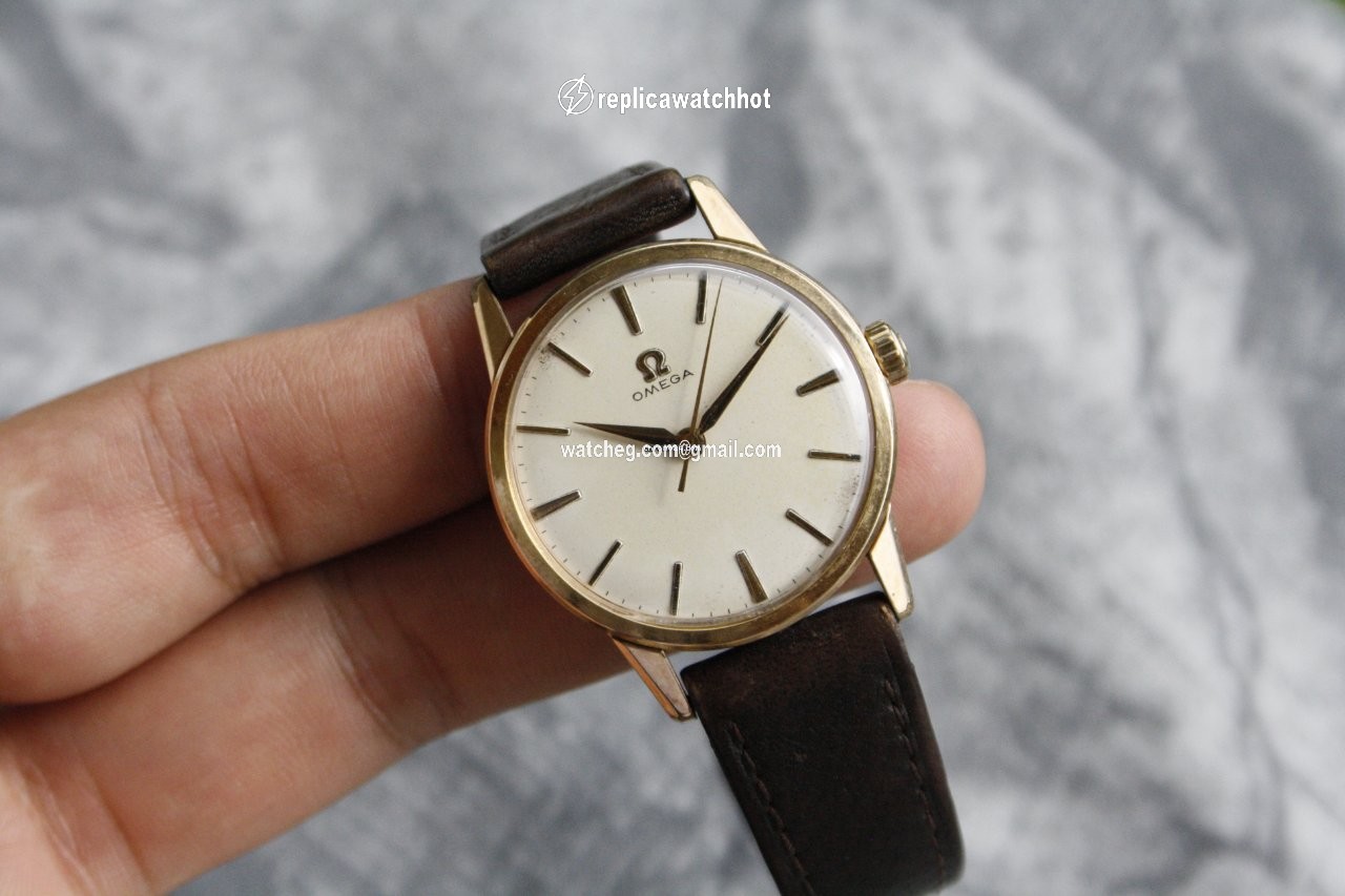 Omega Mens watch Unisex Manual winding Gold Steel 14714-3 2