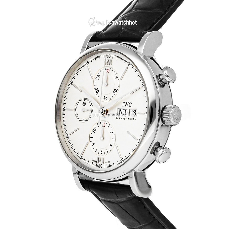 IWC Portofino Chronograph Mens watch Unisex Automatic Steel IW3910-01 2