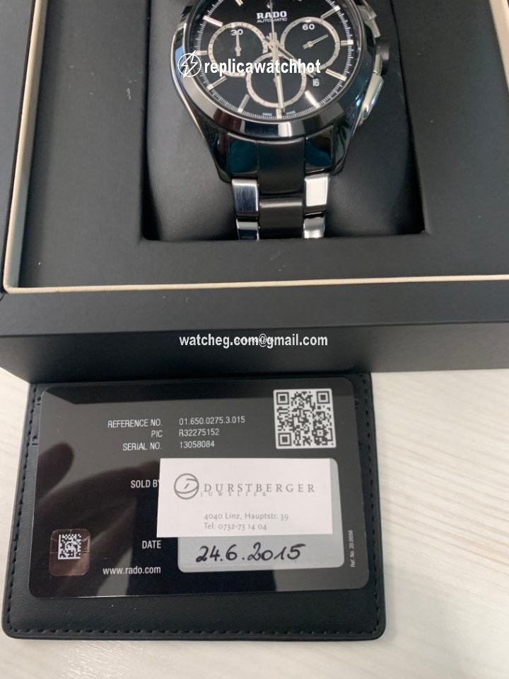 Rado HyperChrome Chronograph Ceramic 01.650.0275.3.015 2
