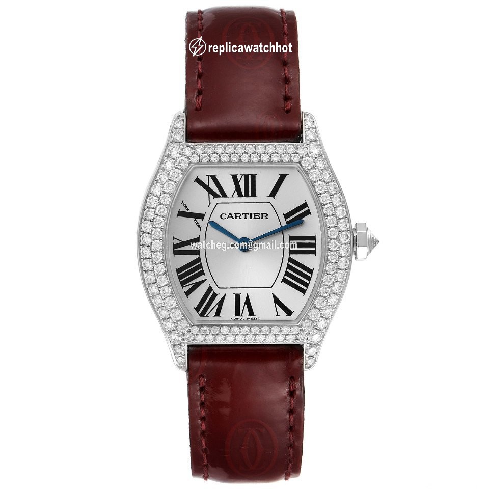Cartier Tortue Womens watch Manual winding White gold 2644 2