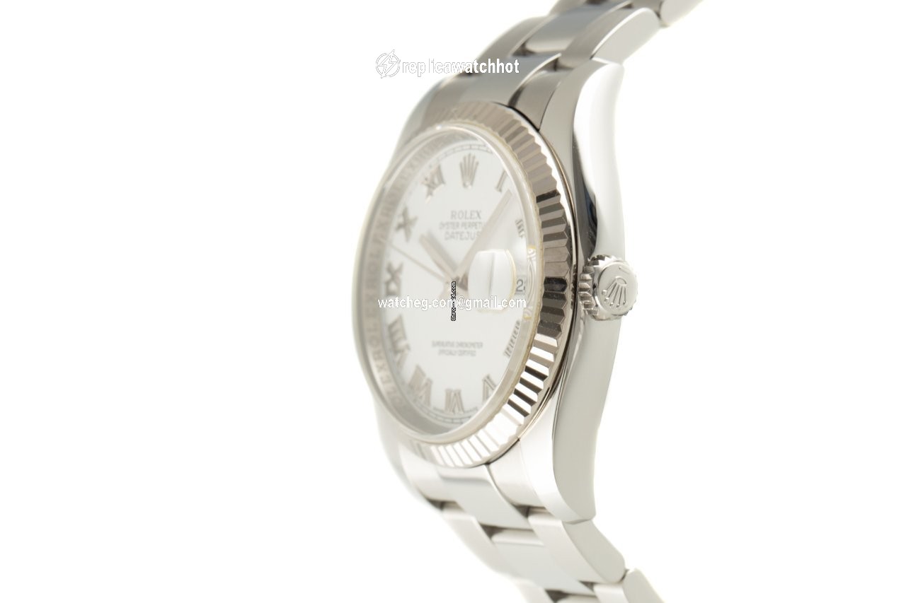 Rolex Datejust 36 Mens watch Unisex Gold Steel Automatic 116234 2