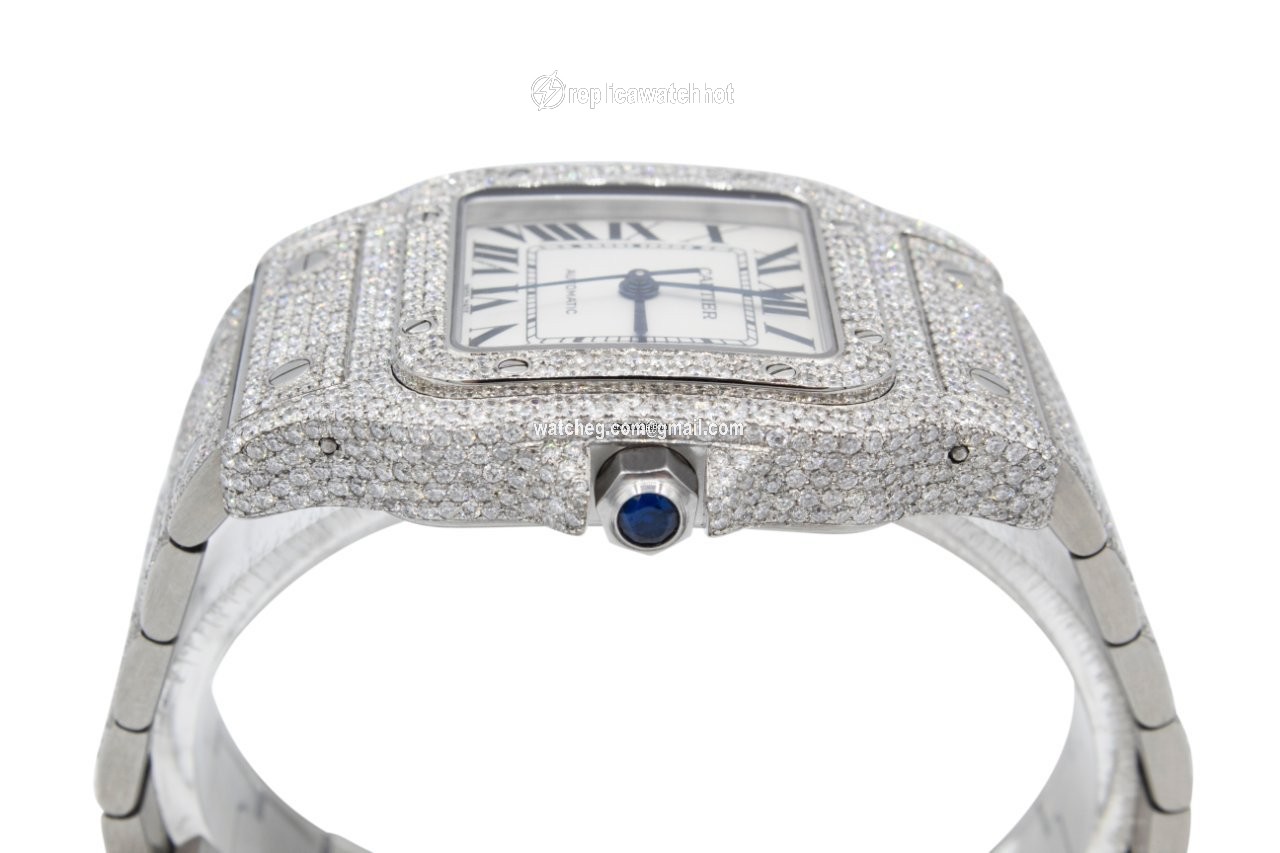 Cartier Santos Galbee Mens watch Unisex Automatic Steel 2823 2