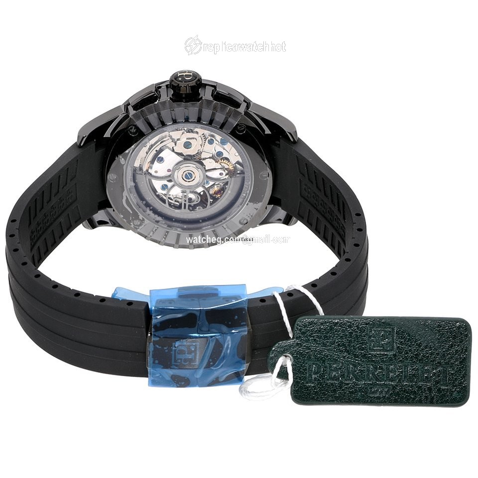 Perrelet Skeleton Chrono Mens watch Unisex Automatic Steel A1057 2 2
