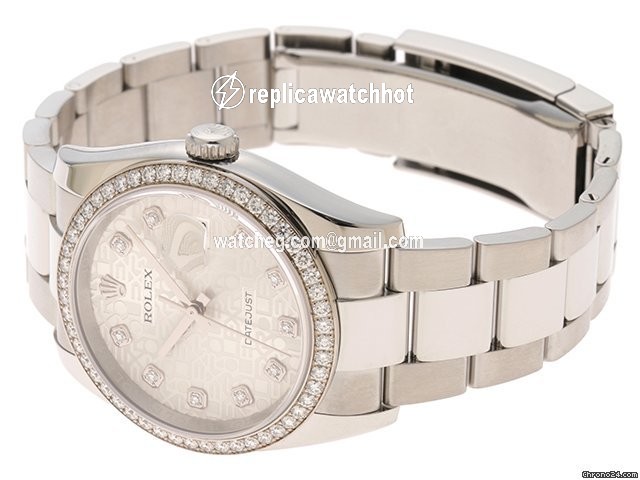 Rolex Datejust 36 Mens watch Unisex Gold Steel Automatic 116244G 2