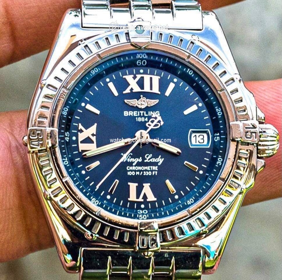 Breitling Wings Lady Womens watch Quartz Steel A67350 2