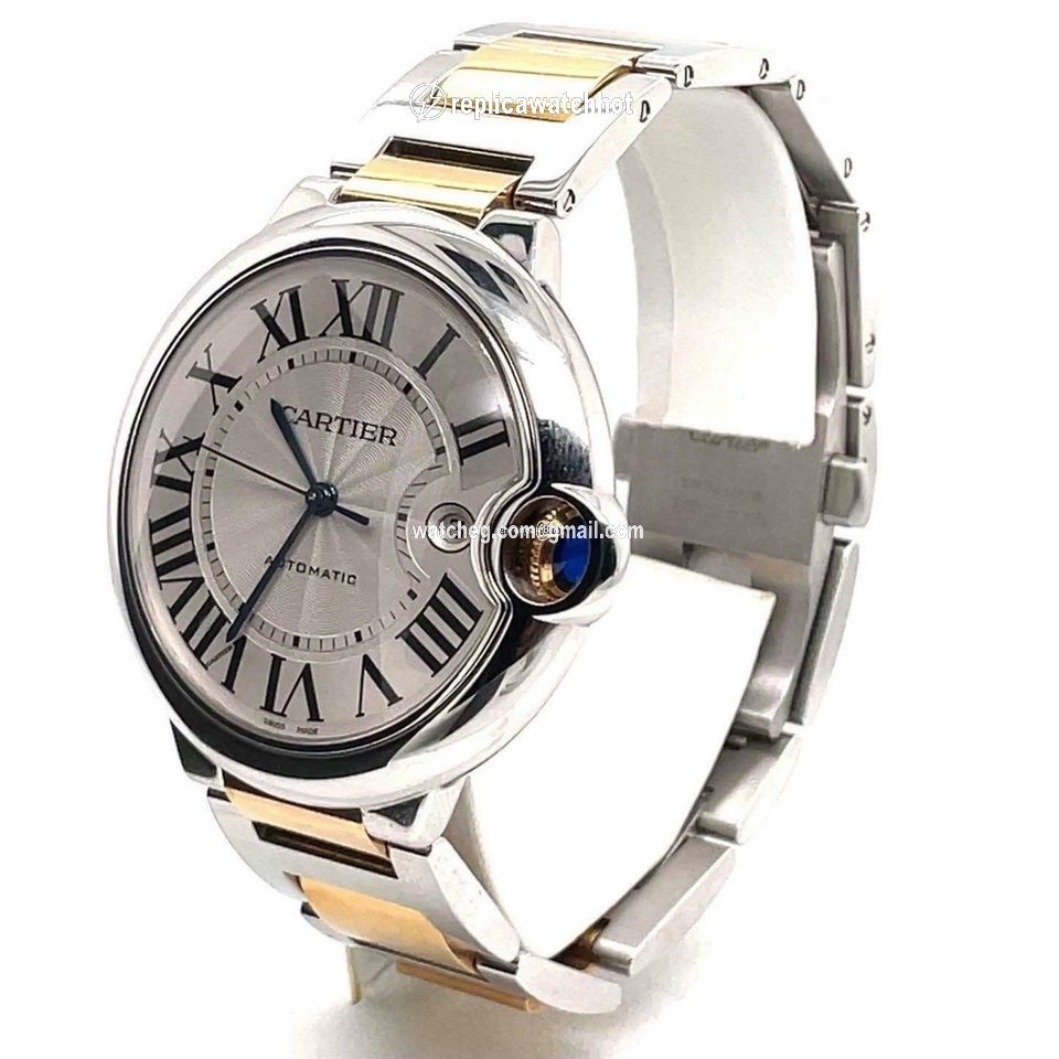 Cartier Ballon Bleu 42mm Mens watch Unisex Automatic W69009Z3 2
