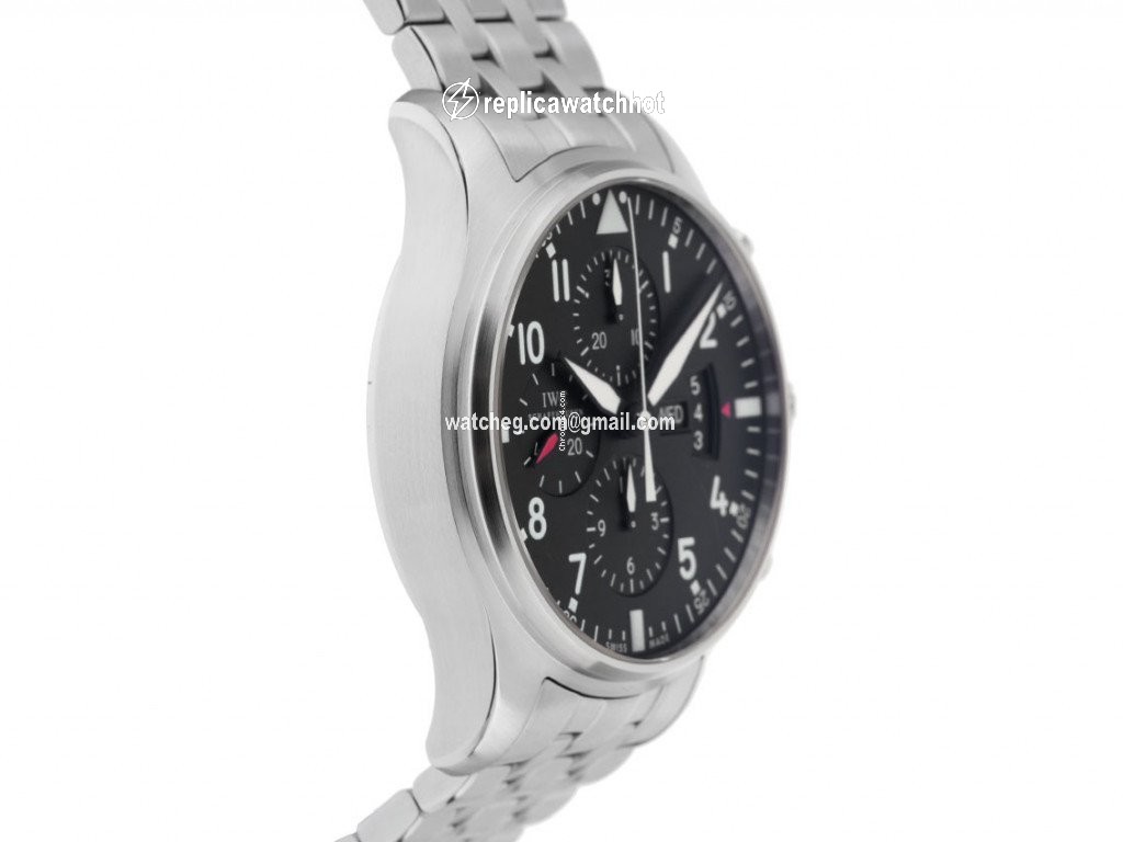 IWC Pilot Chronograph Mens watch Unisex Automatic Steel IW 377704 2