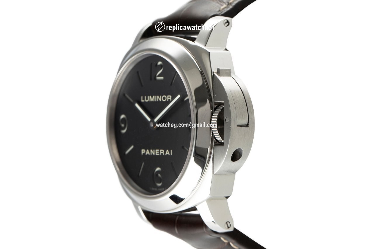 Panerai Luminor Base Mens watch Unisex Manual winding Steel PAM112 2