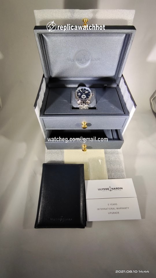 Ulysse Nardin Dual Time Mens watch Unisex Automatic Steel 3343-126LE-7 93 2