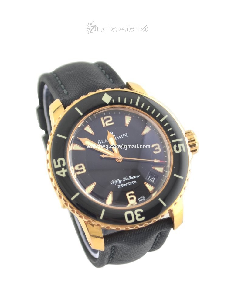 Blancpain Fifty Fathoms Mens watch Unisex Automatic Rose gold 5015-3630-52 2