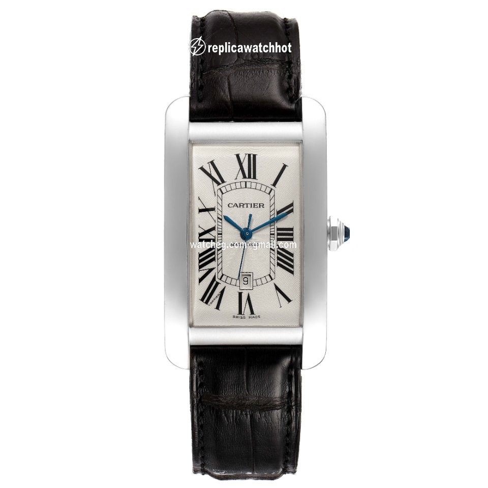 Cartier Tank Americaine Mens watch Unisex Automatic White gold W2603256 2