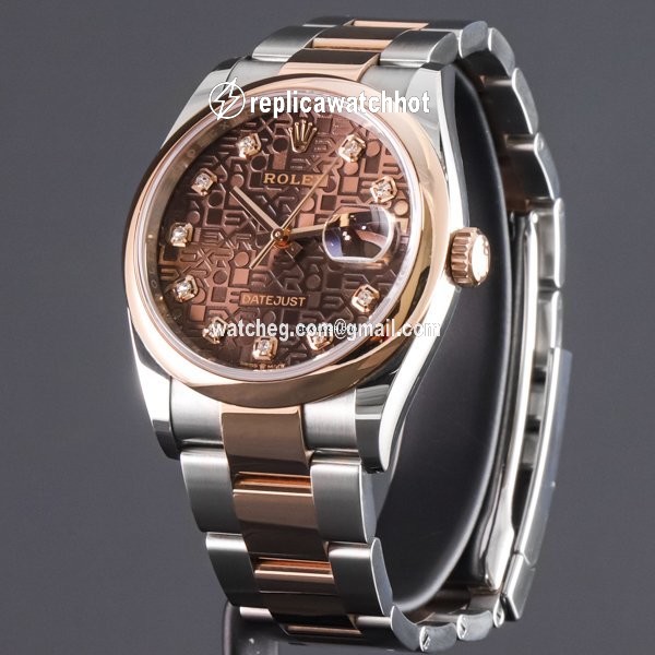 Rolex Datejust 36 Mens watch Unisex Gold Steel Automatic 126201 chojdj 2