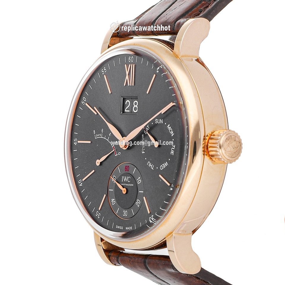IWC Portofino Hand-Wound Mens watch Unisex Manual winding Rose gold IW5162-03 2