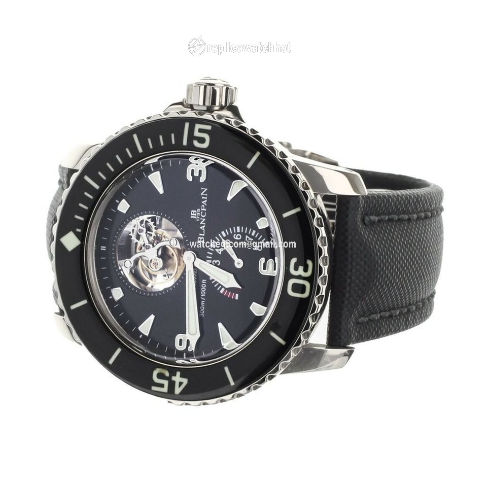 Blancpain Fifty Fathoms Mens watch Unisex Automatic White gold 5025-1530-52-A 2