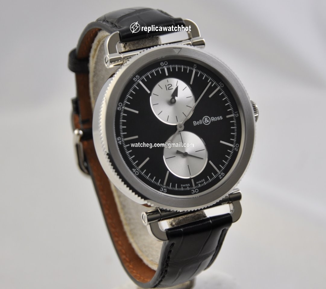 Bell & Ross Vintage Mens watch Unisex Automatic Steel BRWW2-REG-BS SCR 2