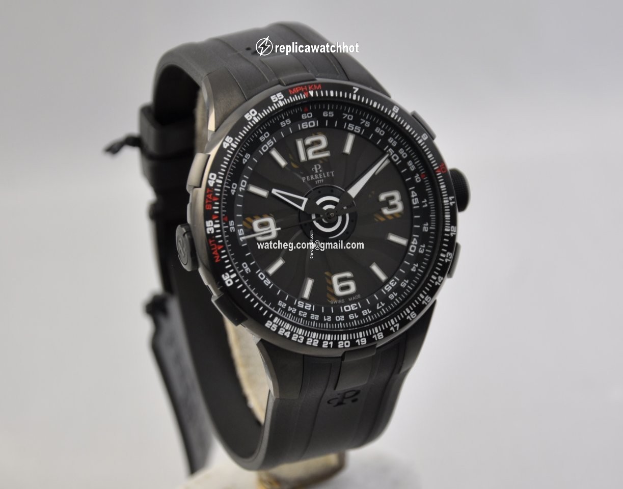 Perrelet Turbine Pilot Mens watch Unisex Automatic Steel A1086 1 2