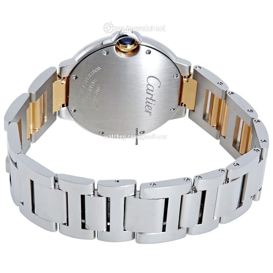 Cartier Ballon Bleu 36mm Mens watch Unisex Automatic Gold Steel W2BB0012 2