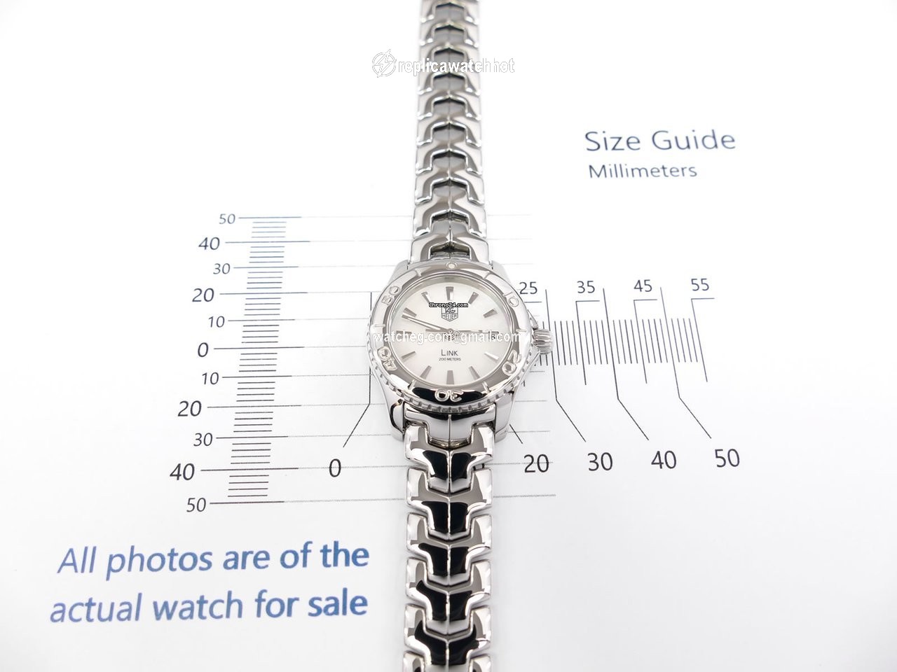 TAG Heuer Link Lady Womens watch Quartz Steel WJ1313.BA0572 2