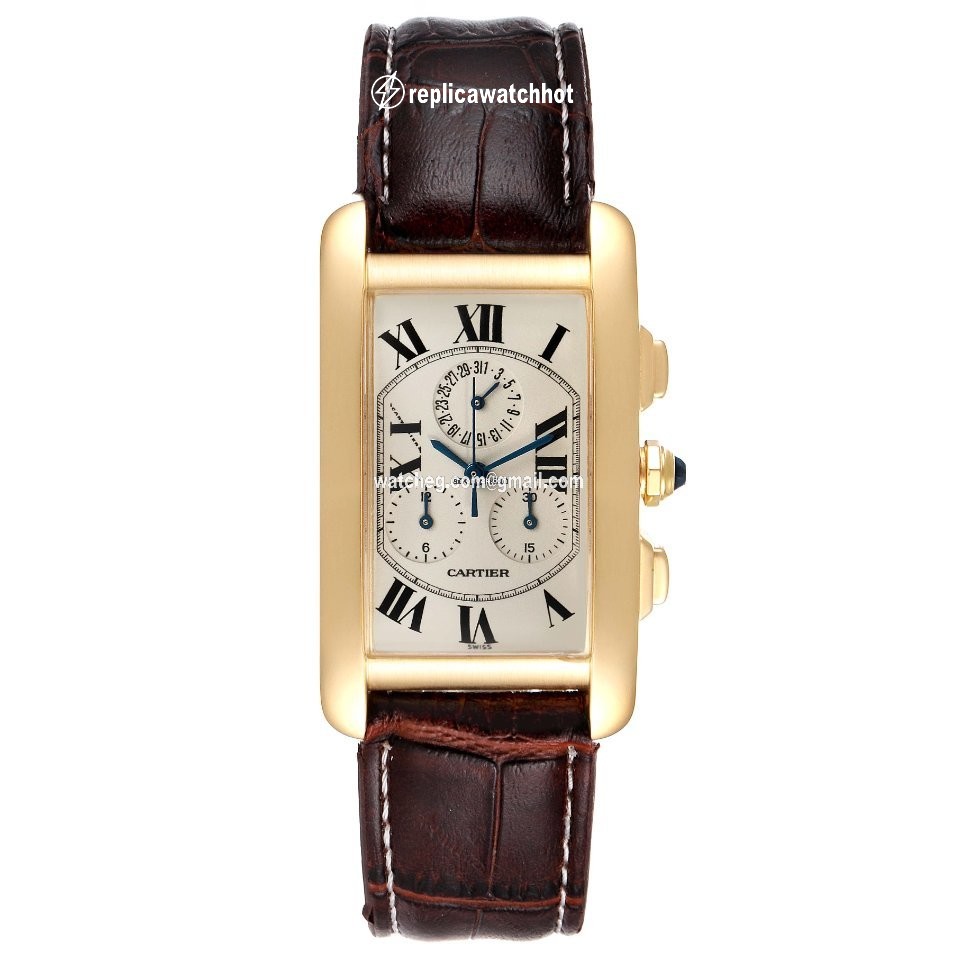 Cartier Tank Americaine Mens watch Unisex Quartz W2601156 2