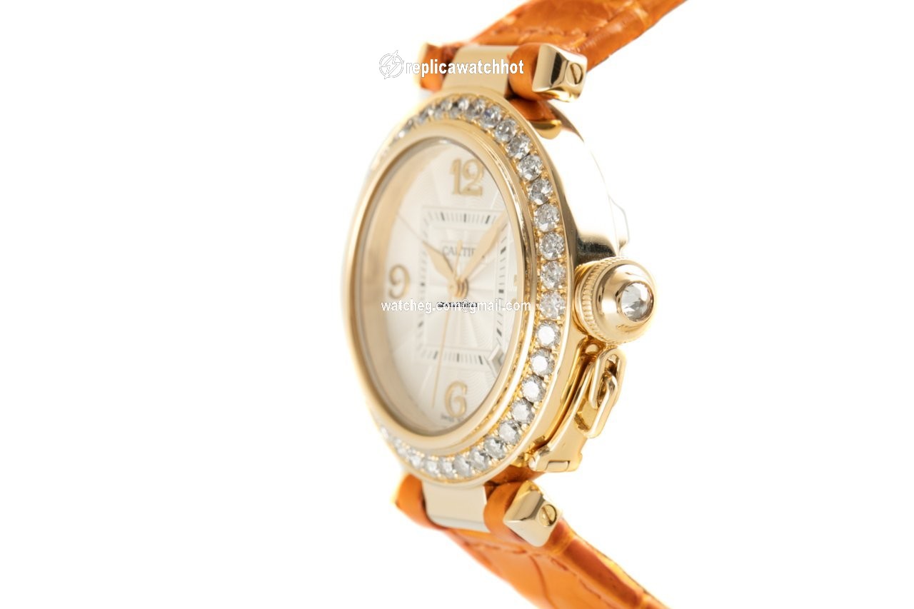 Cartier Pasha Womens watch Automatic Yellow gold 2519 2