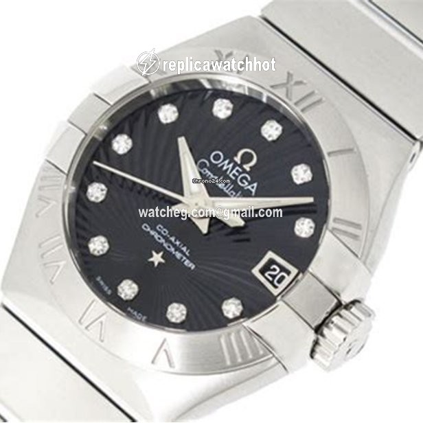 Omega Constellation Quartz Womens watch Quartz Steel 123.10.27.60.51.001 2