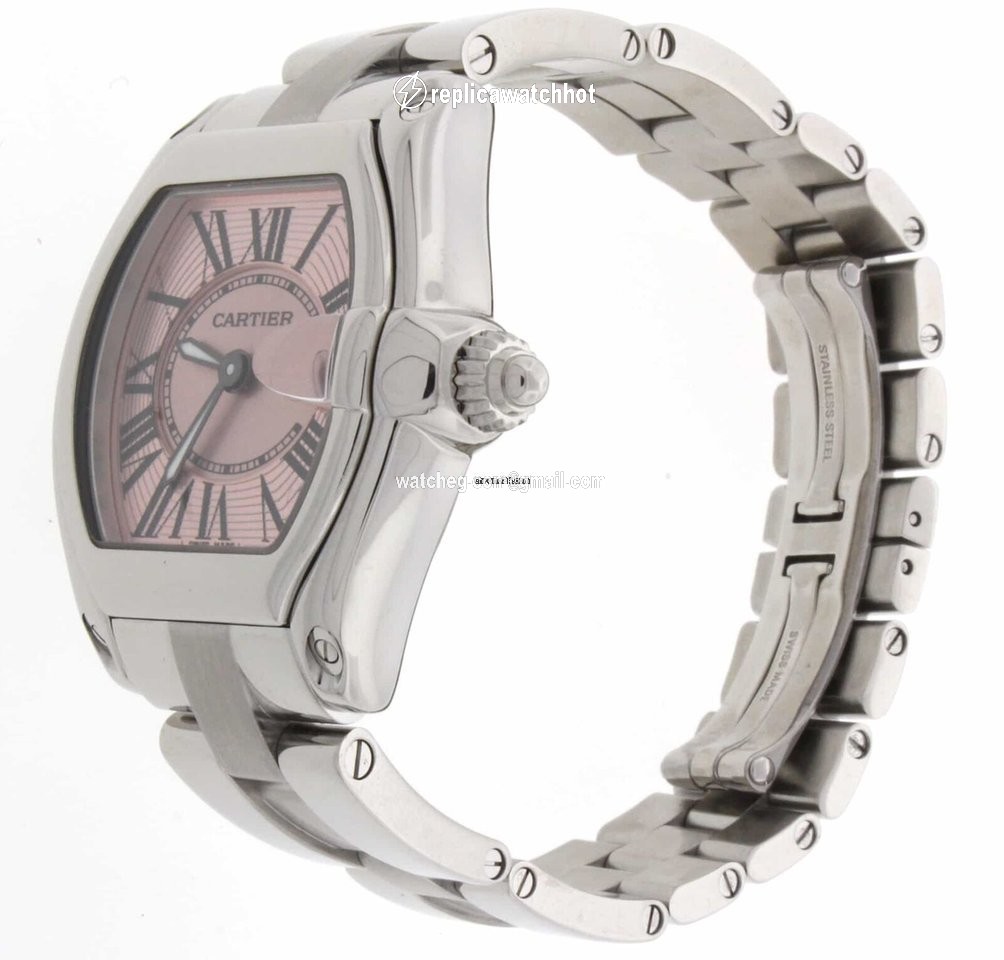Cartier Roadster Mens watch Unisex Quartz Steel W62017V3 2675 2