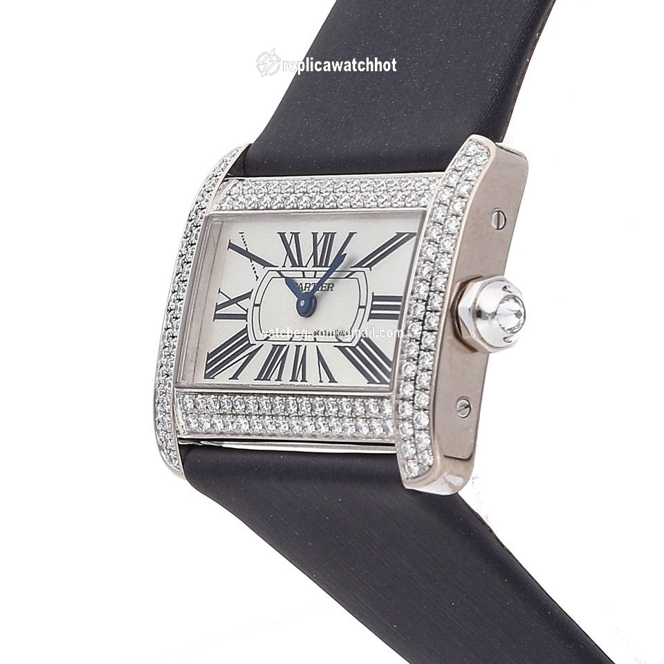 Cartier Tank Divan Womens watch Quartz White gold WA301236 2