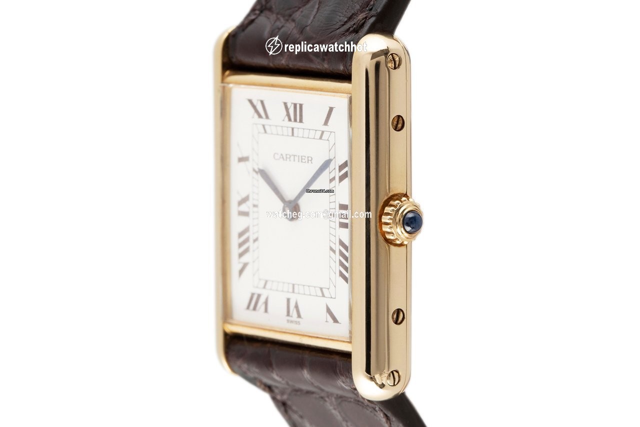 Cartier Tank Womens watch Quartz Yellow gold 8105 2