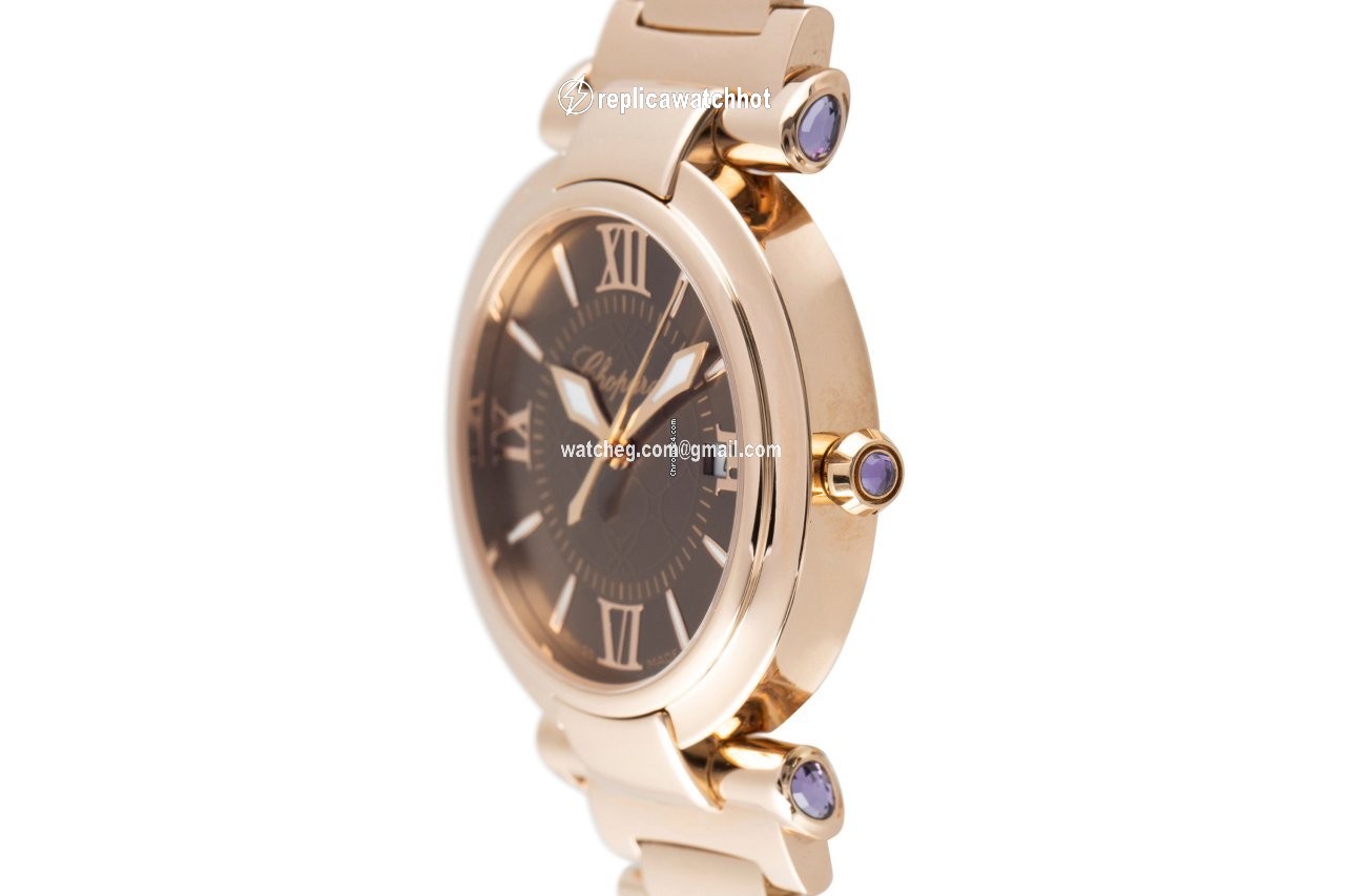 Chopard Imperiale Womens watch Quartz Red gold 384238-5006 2