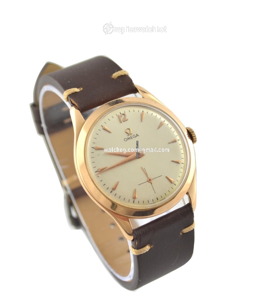 Omega Mens watch Unisex Manual winding Rose gold 2619 2