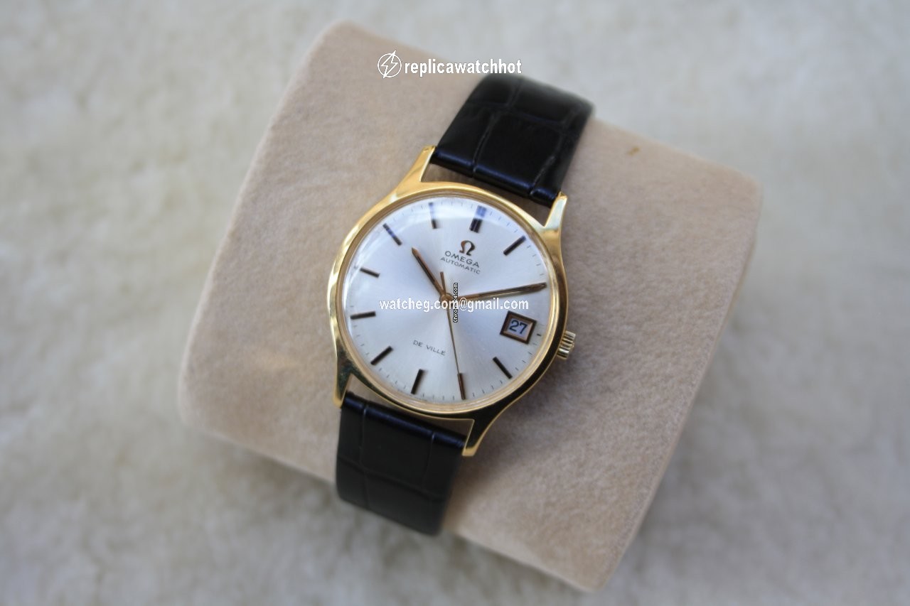 Omega De Ville Mens watch Unisex Automatic Gold Steel 162046 2