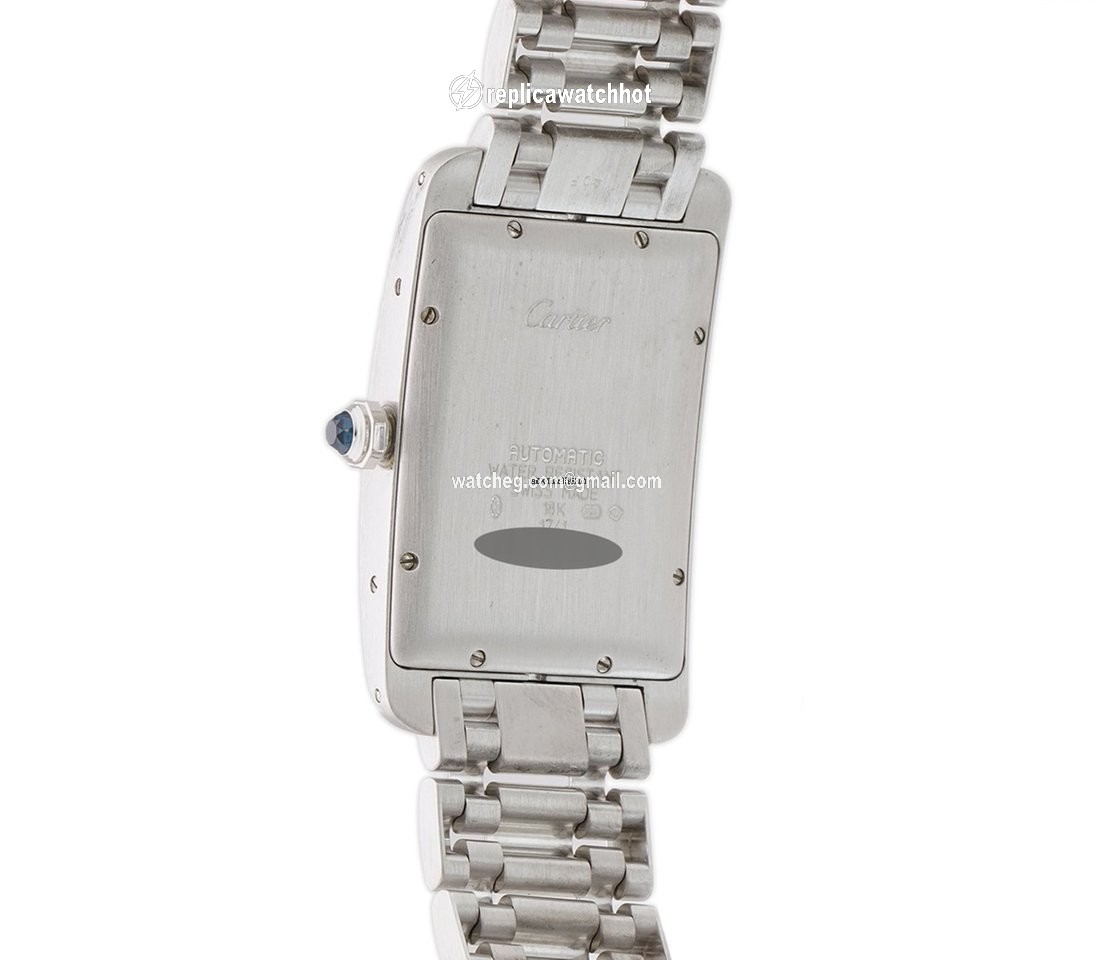 Cartier Tank Americaine Automatic White gold W26055L1 2