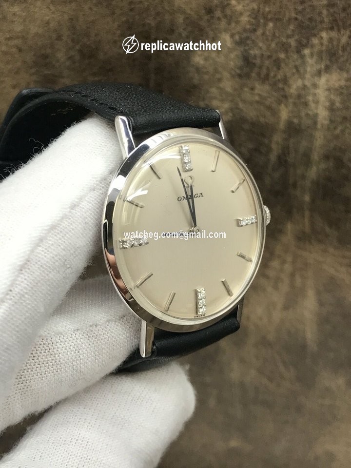 Omega De Ville Manual winding White gold 6672 2