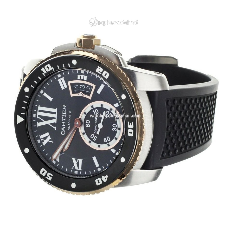Cartier Calibre de Cartier Diver Mens watch Unisex Automatic Gold Steel W710055 2