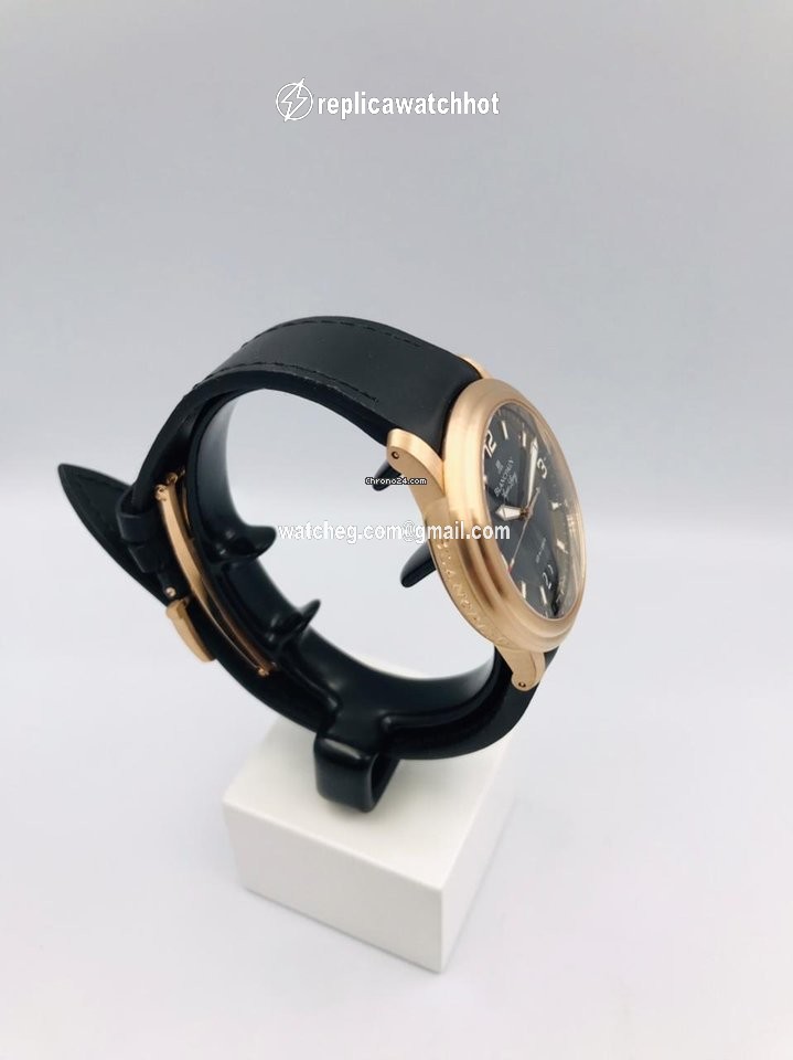 Blancpain Mens watch Unisex Automatic Rose gold 2850B-3630A-64B 2
