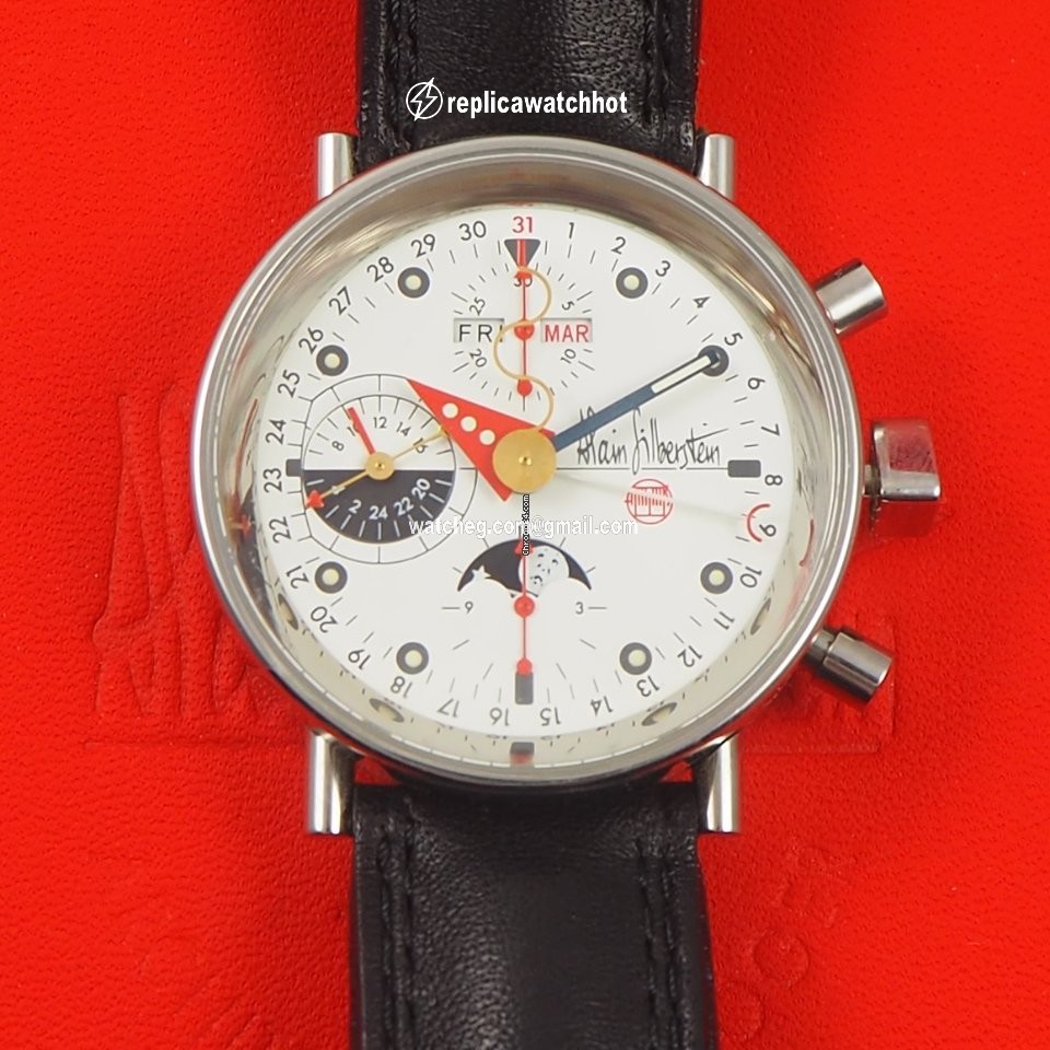Alain Silberstein Mens watch Unisex Automatic Steel Krono 2 2