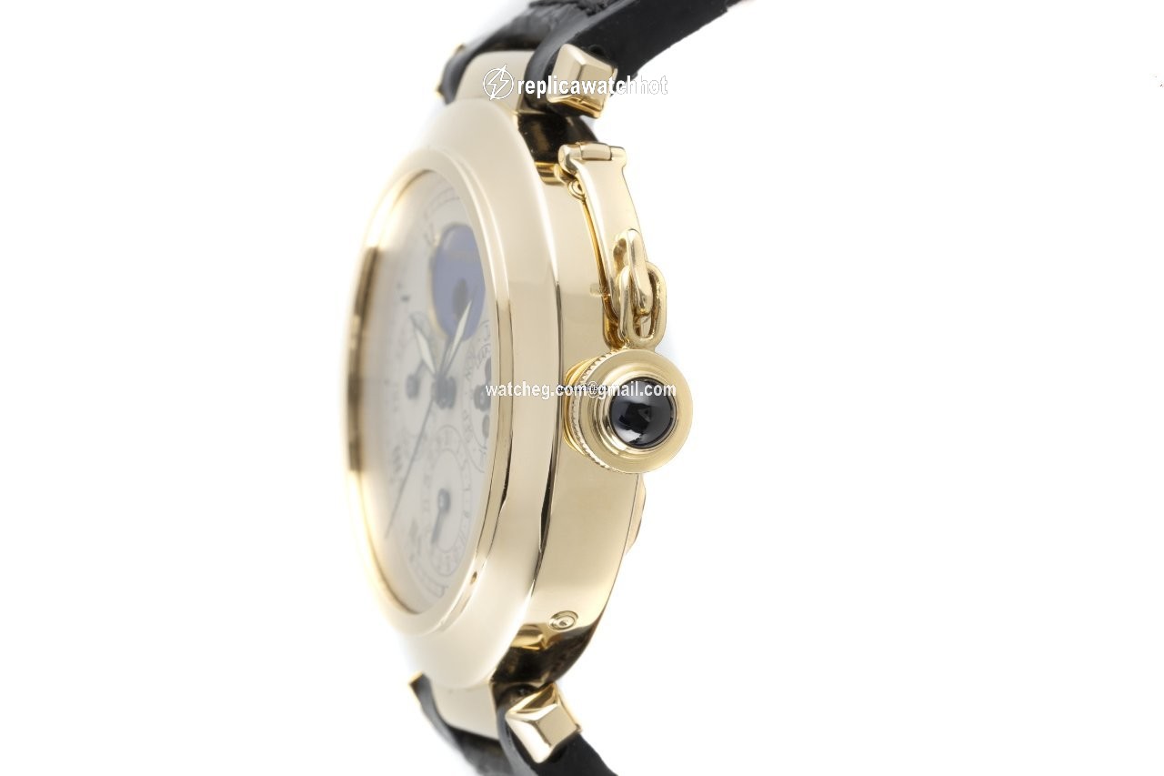 Cartier Pasha Mens watch Unisex Quartz Yellow gold 30003 2