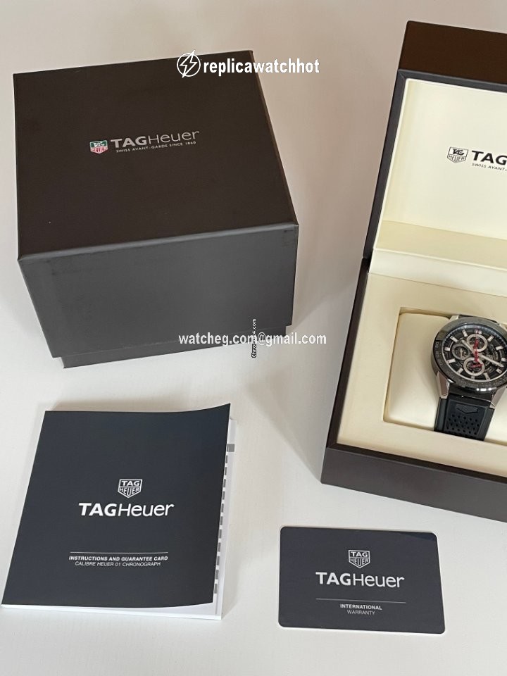 TAG Heuer Carrera Calibre HEUER 01 Mens watch Unisex Automatic Steel CAR2A1Z.FT6044 2