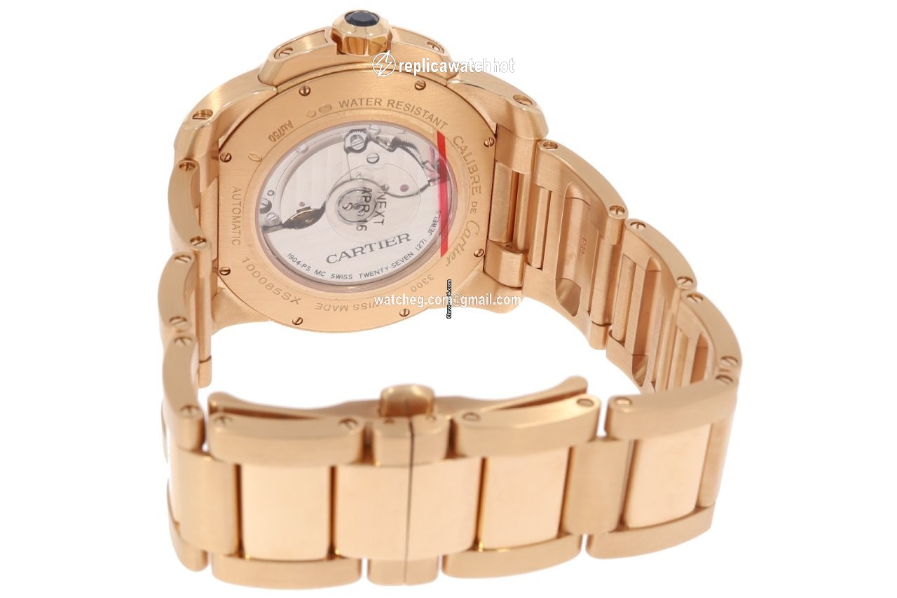 Cartier Calibre de Cartier Mens watch Unisex Automatic Rose gold W7100018 2