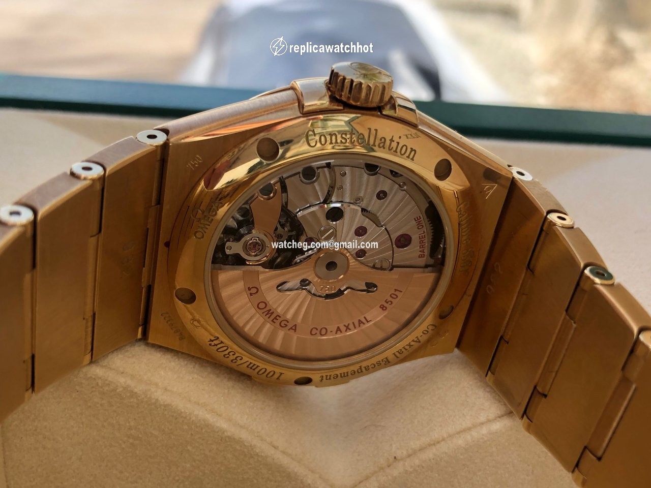 Omega Constellation Men Mens watch Unisex Automatic Rose gold 123.50.38.21.02.001 2