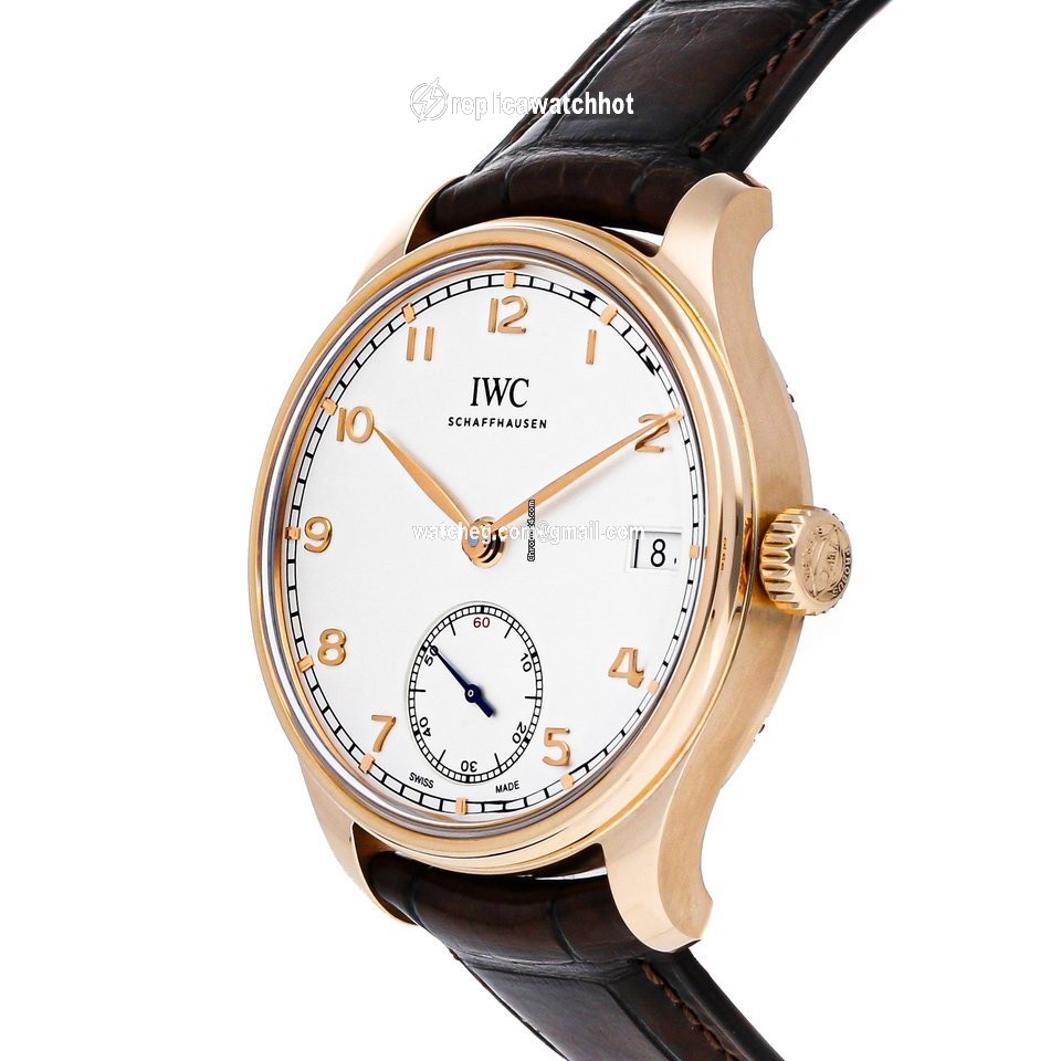IWC Portuguese Hand-Wound Mens watch Unisex Manual winding Rose gold IW5102-04 2