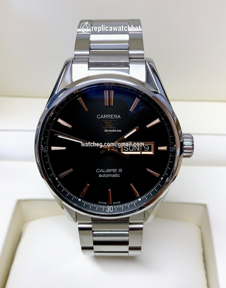 TAG Heuer Carrera Calibre 5 Mens watch Unisex Automatic Steel war201c.ba0723 2