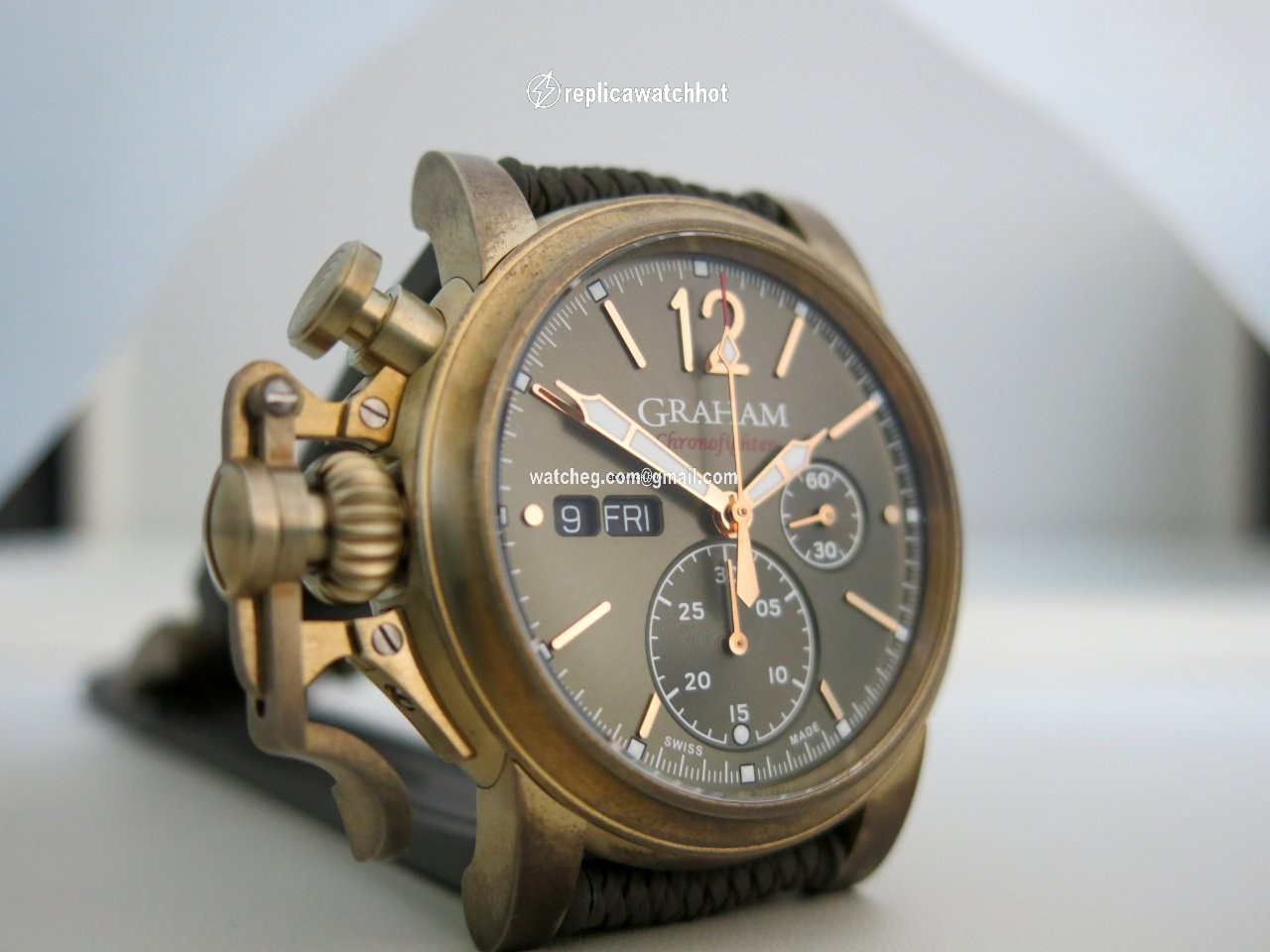 Graham Chronofighter Mens watch Unisex Automatic Bronze 2CVAK.G02A 2
