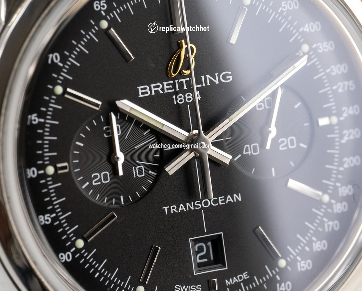 Breitling Transocean Chronograph 38 Mens watch Unisex Automatic Steel A4131012 BC06 2