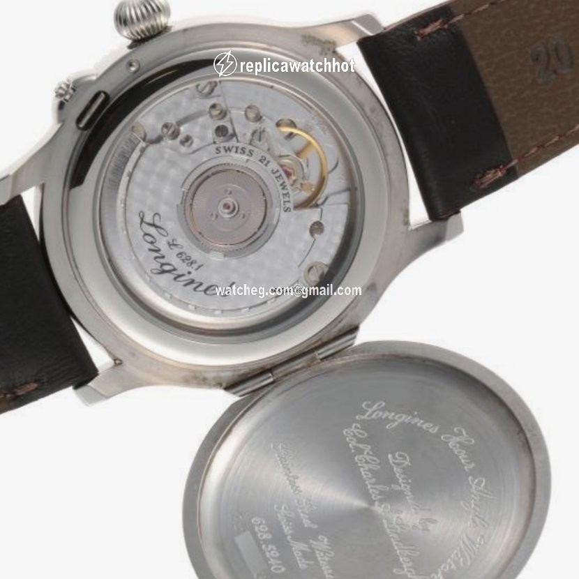 Longines Lindbergh Hour Angle Mens watch Unisex Automatic Steel 628.5240 2