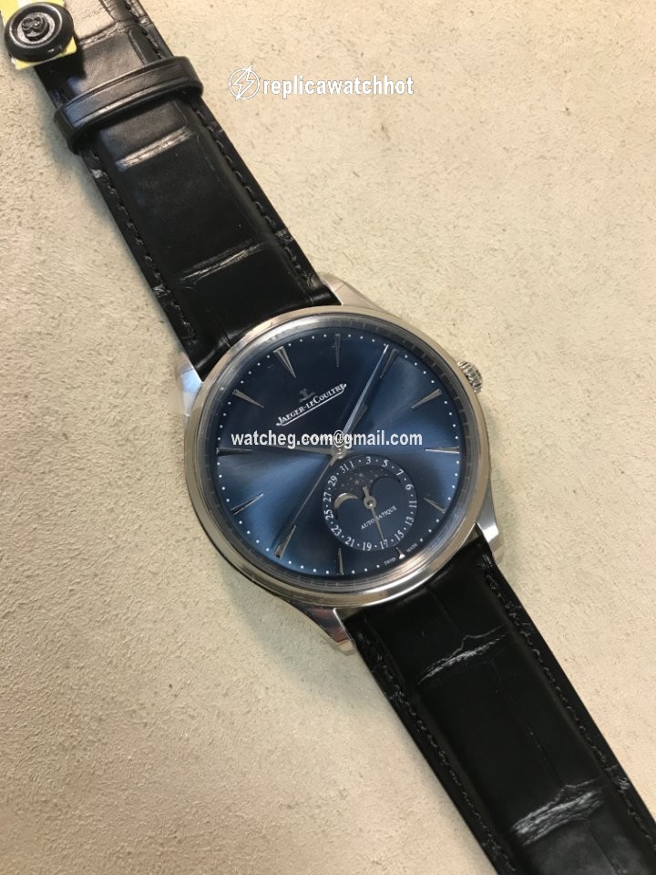 Jaeger-LeCoultre Master Ultra Thin Moon Mens watch Unisex Automatic Steel Q1368480 or 1368480 2
