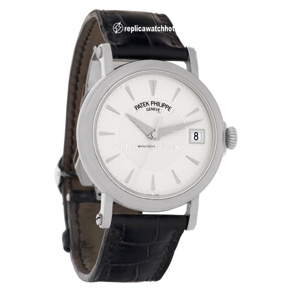 Patek Philippe Calatrava Mens watch Unisex Automatic White gold 5153G 2