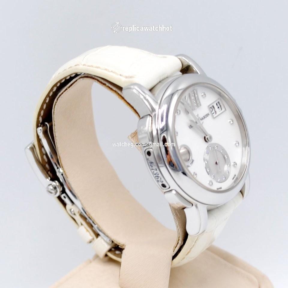 Ulysse Nardin Dual Time Womens watch Automatic Steel 243-22 391 2