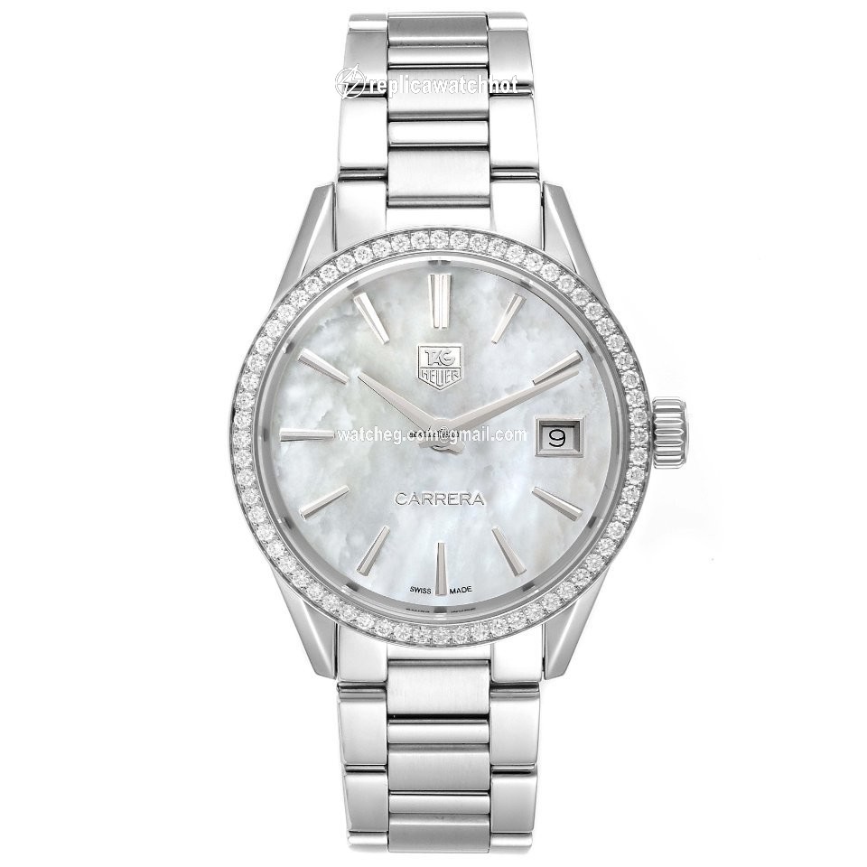 TAG Heuer Carrera Lady Womens watch Quartz Steel WAR1315.BA0778 2