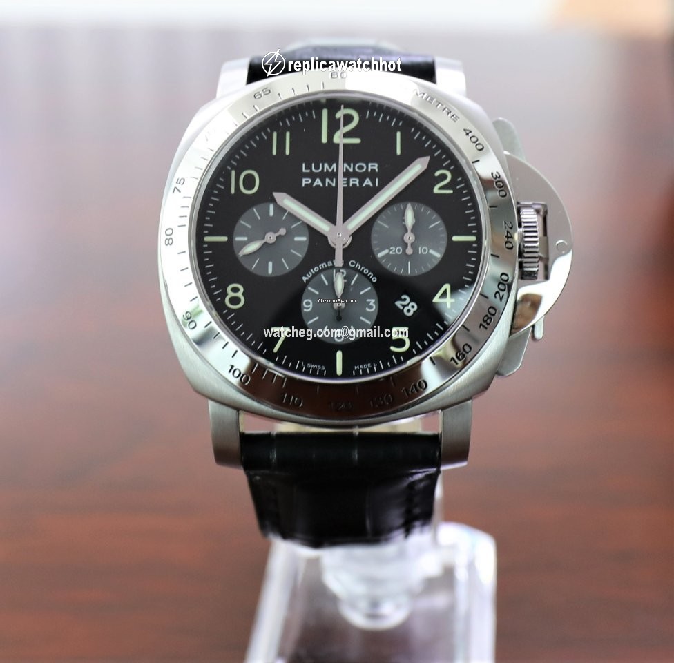 Panerai Luminor Chrono Mens watch Unisex Automatic Steel PAM 00162 2